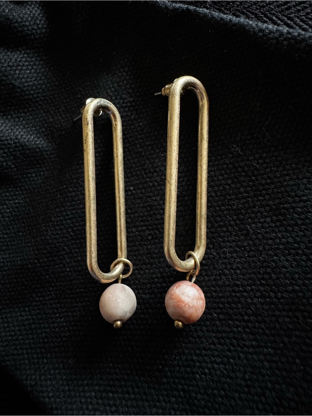 Long Gold and Round Bids Women Earrings